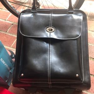 Wilson leather carry on